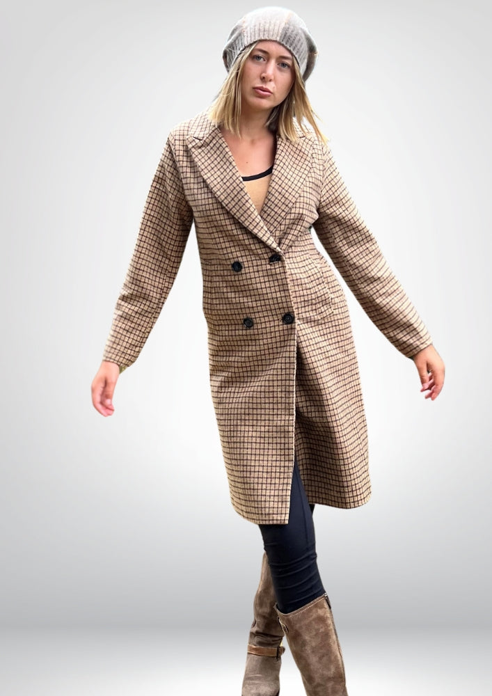Oxford Coat | Brown Check