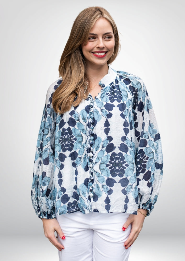 Stella Blouse | Blue