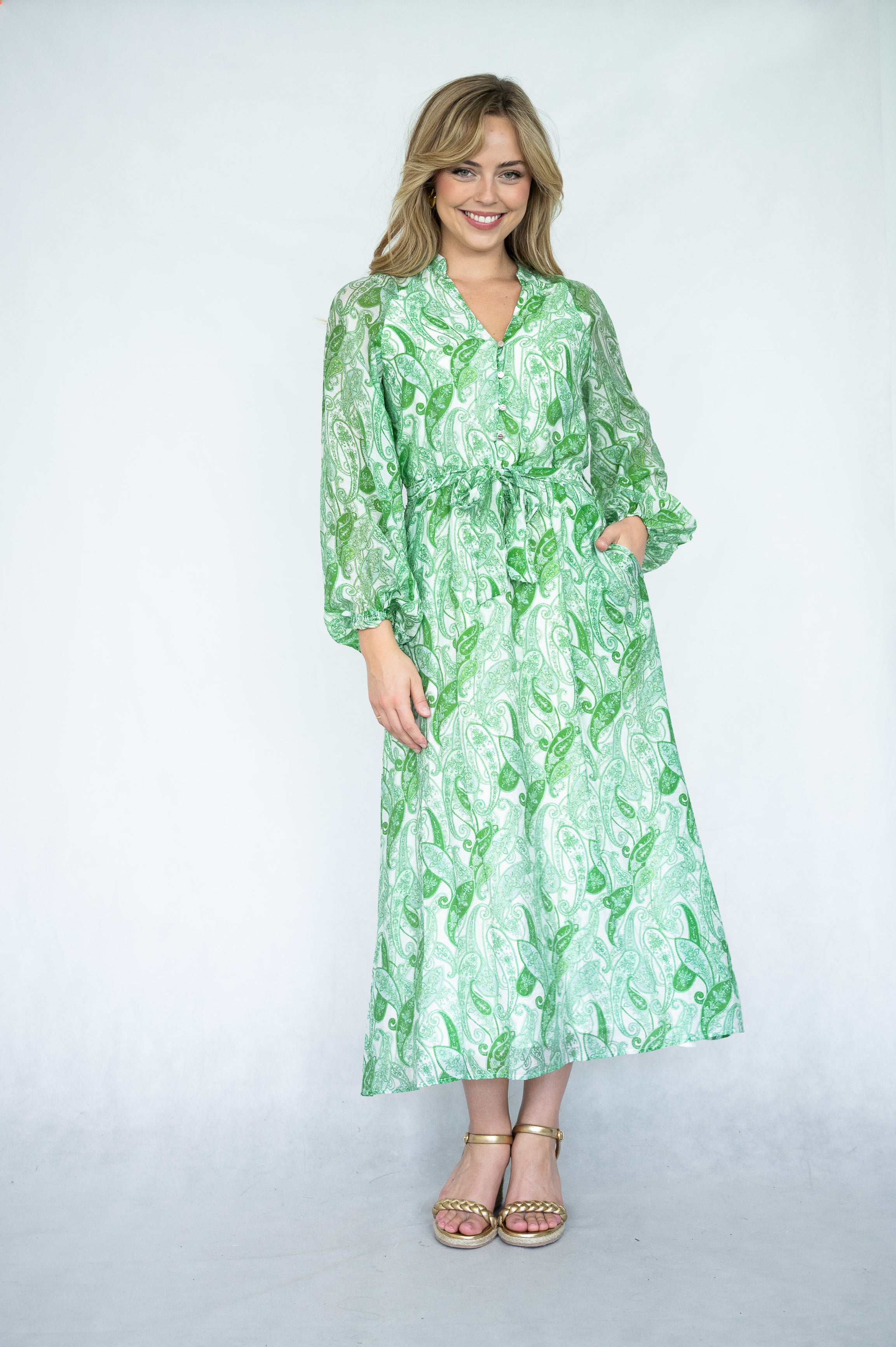 Delray Dress | Green