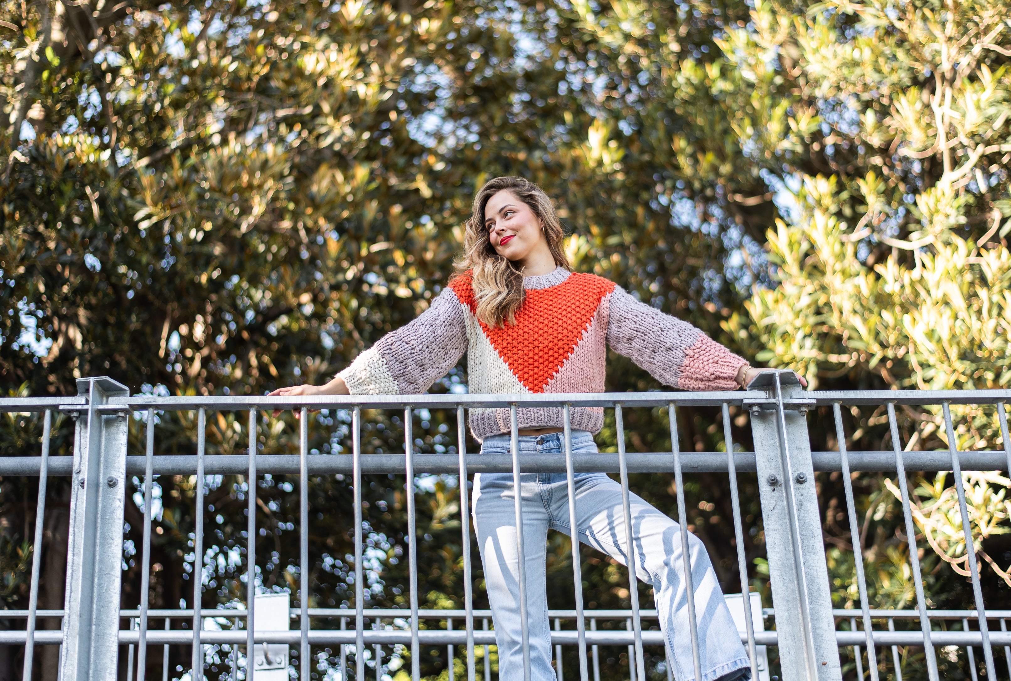 Hyams Handmade Jumper | Orange