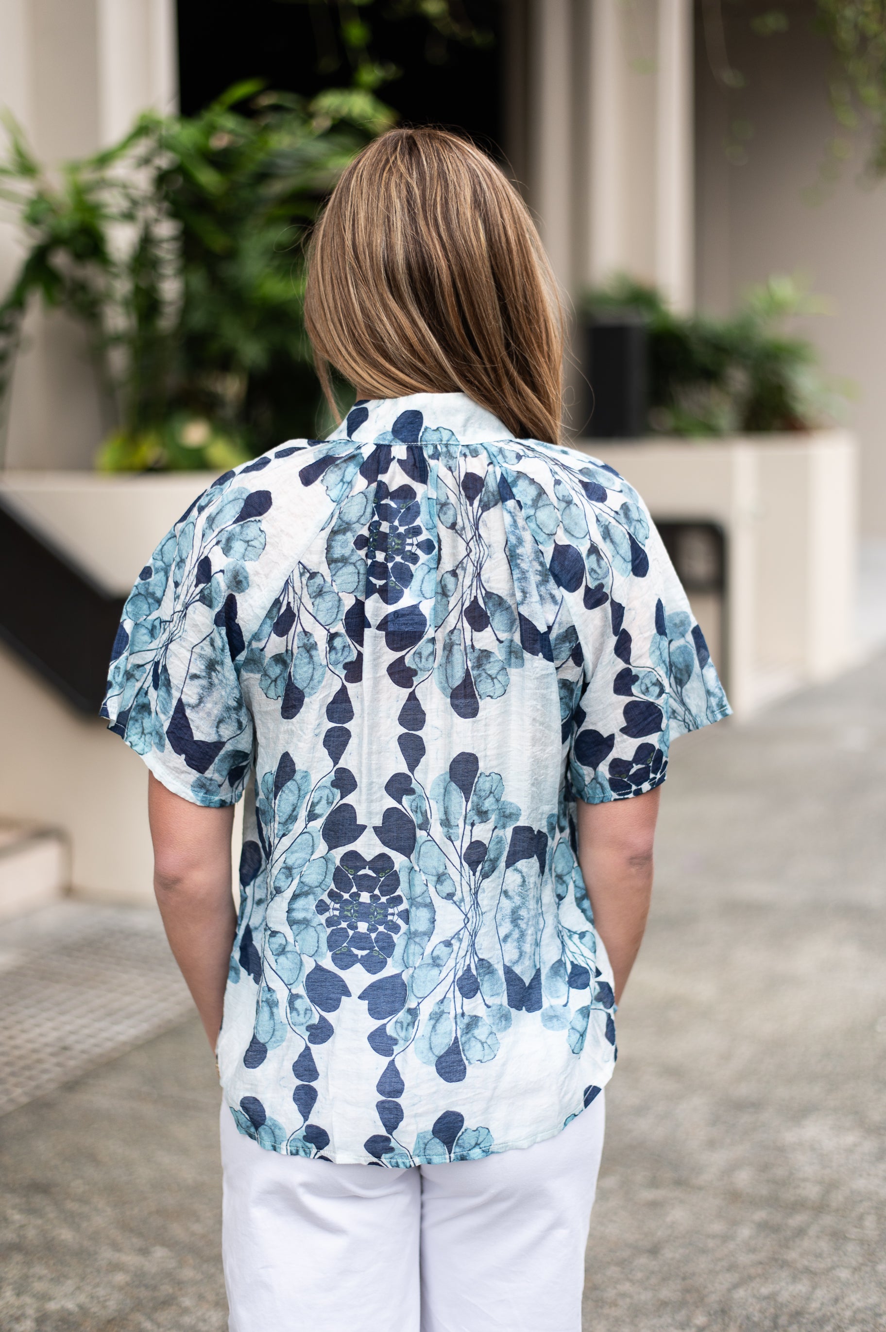 Isabella Blouse | Navy