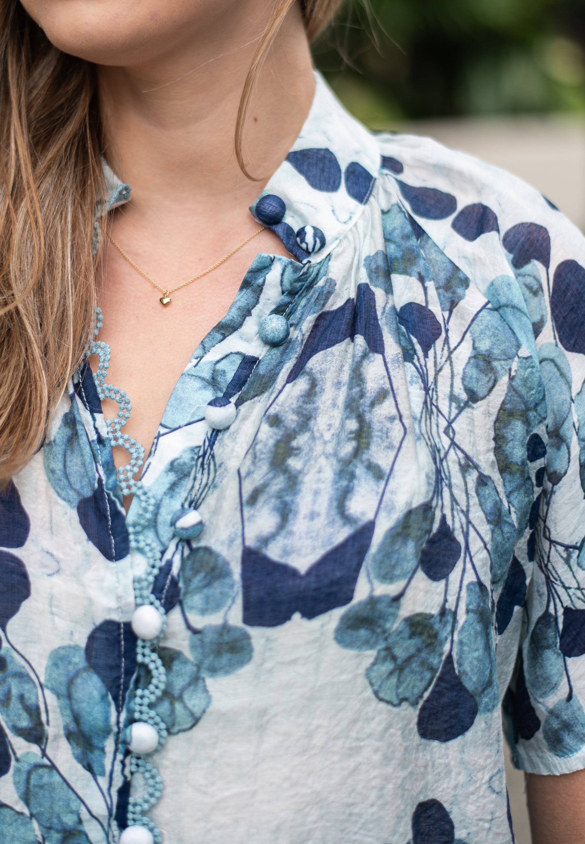 Isabella Blouse | Navy