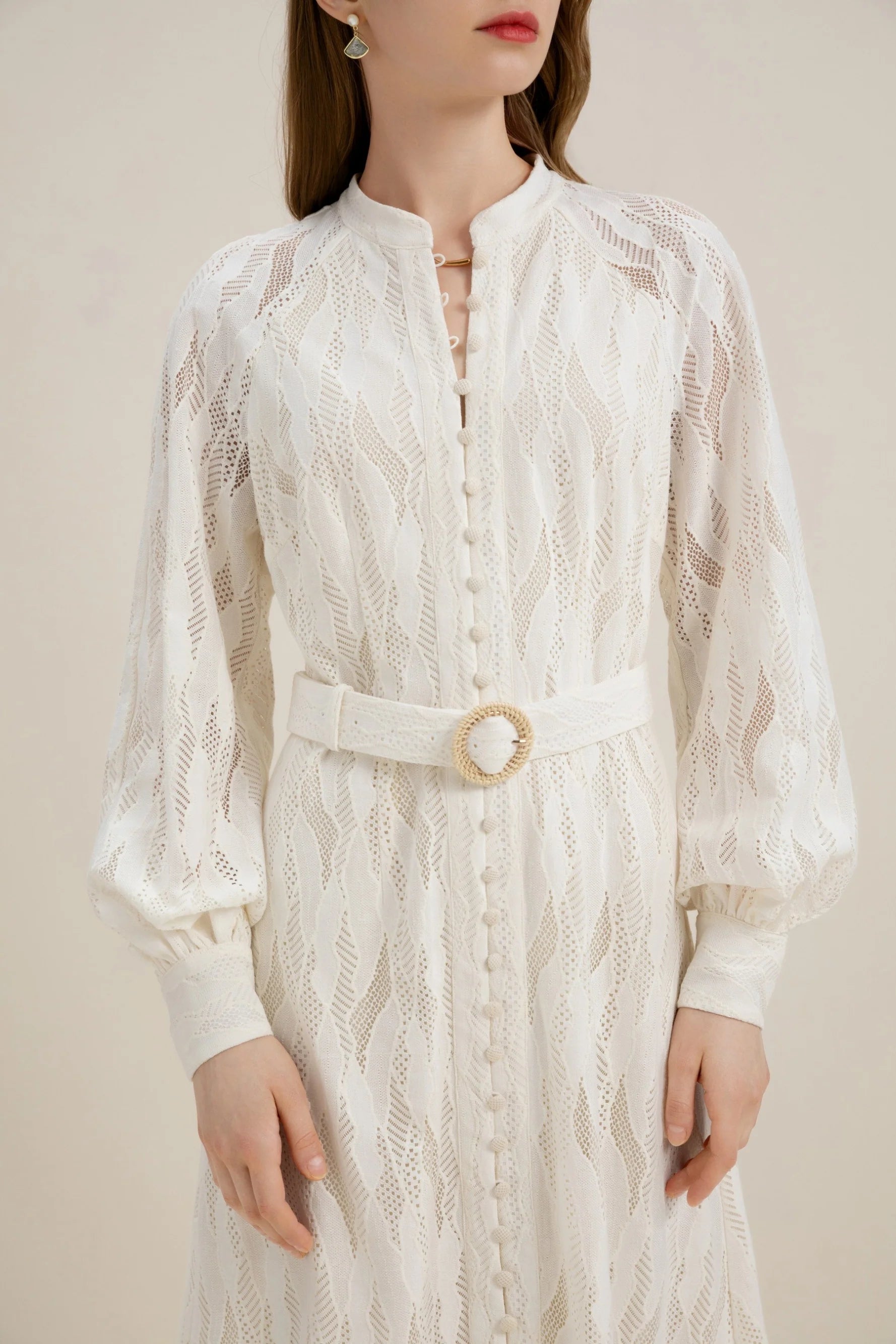 GDS Dahlia Dress | Winter White