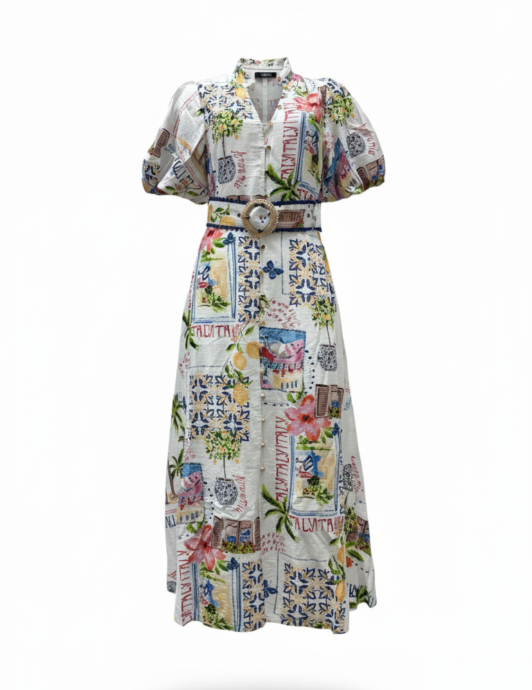 Amore Dress | Italy Print