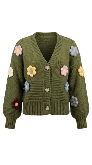 Holly Daisy Cardi | Green