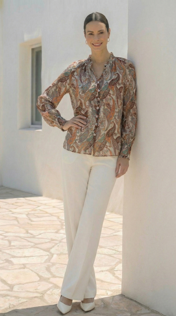 Delray Blouse | Earth