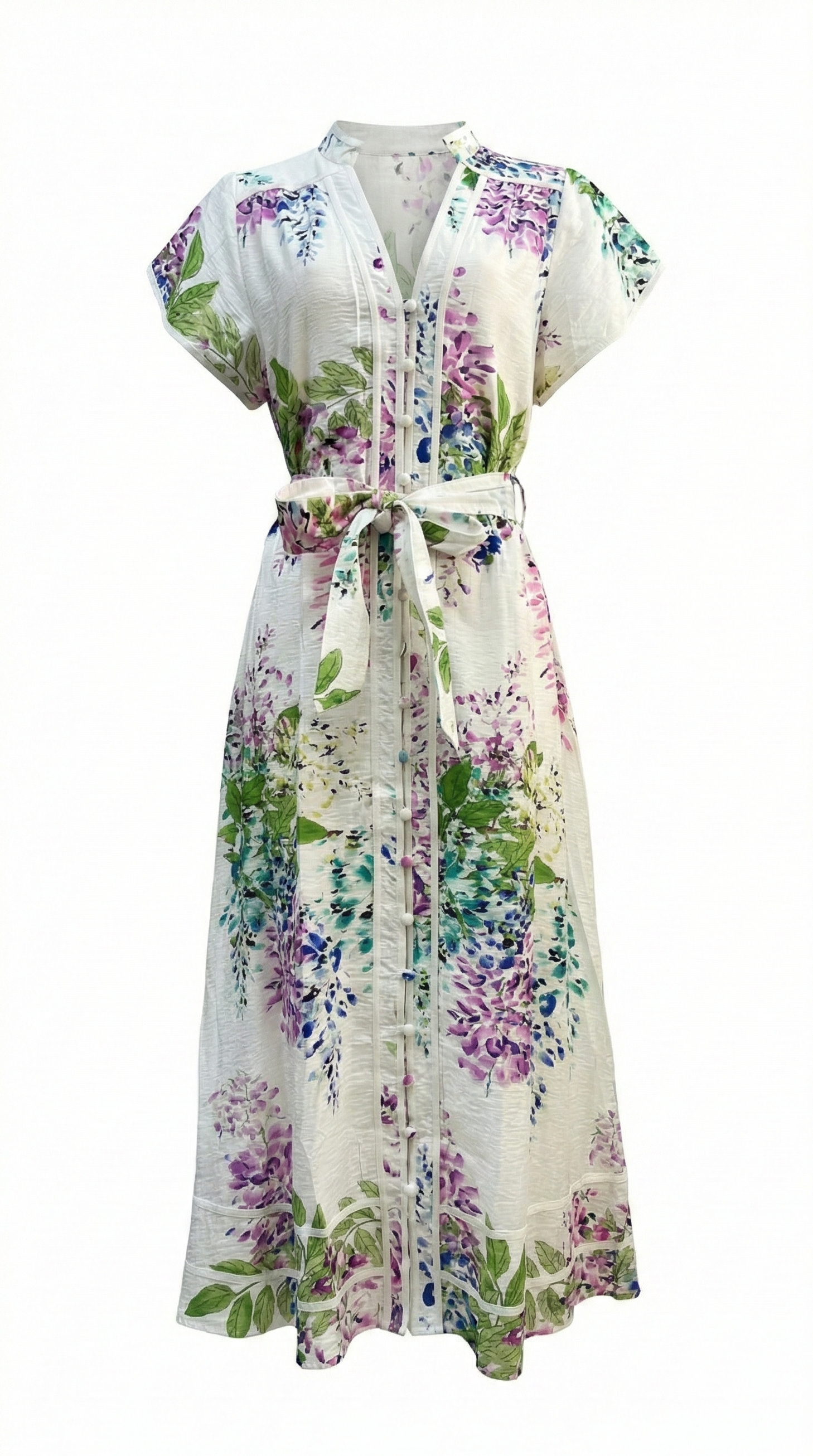 Elsa Dress | White Floral