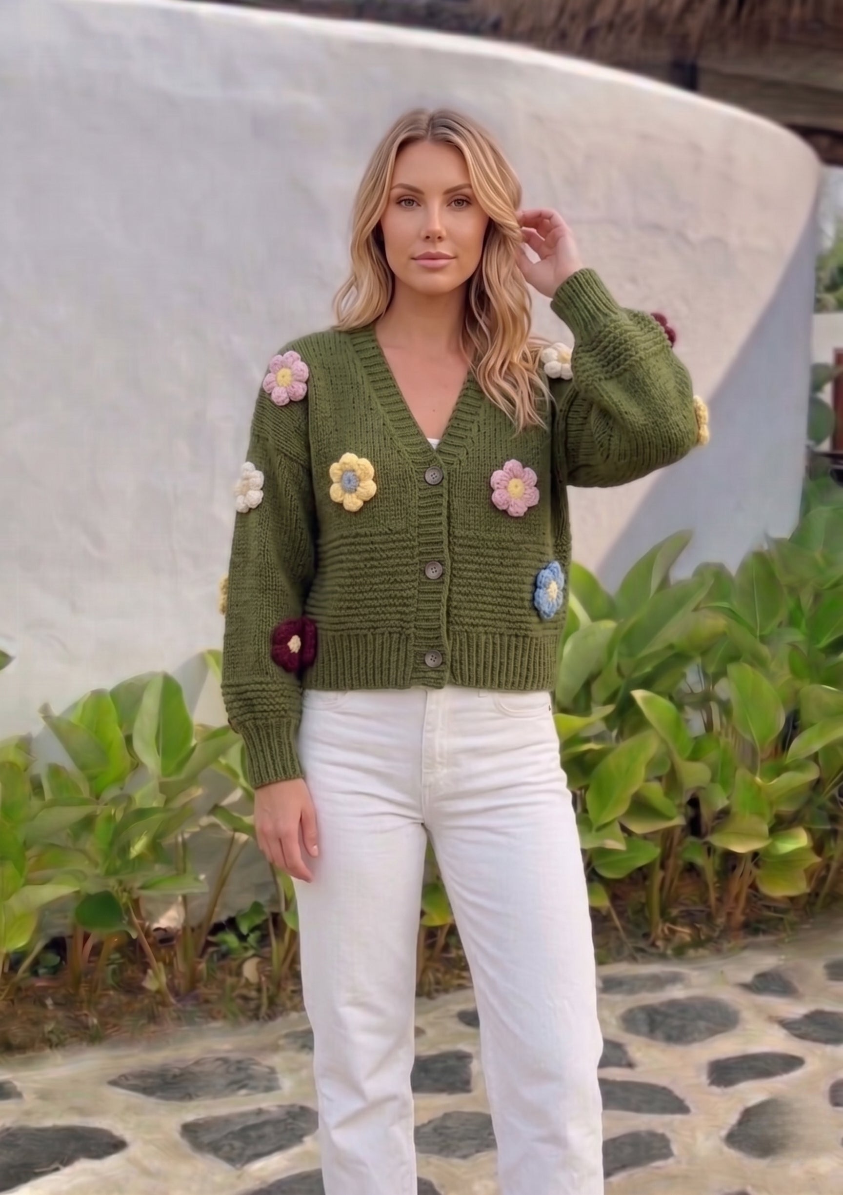 Holly Daisy Cardi | Green