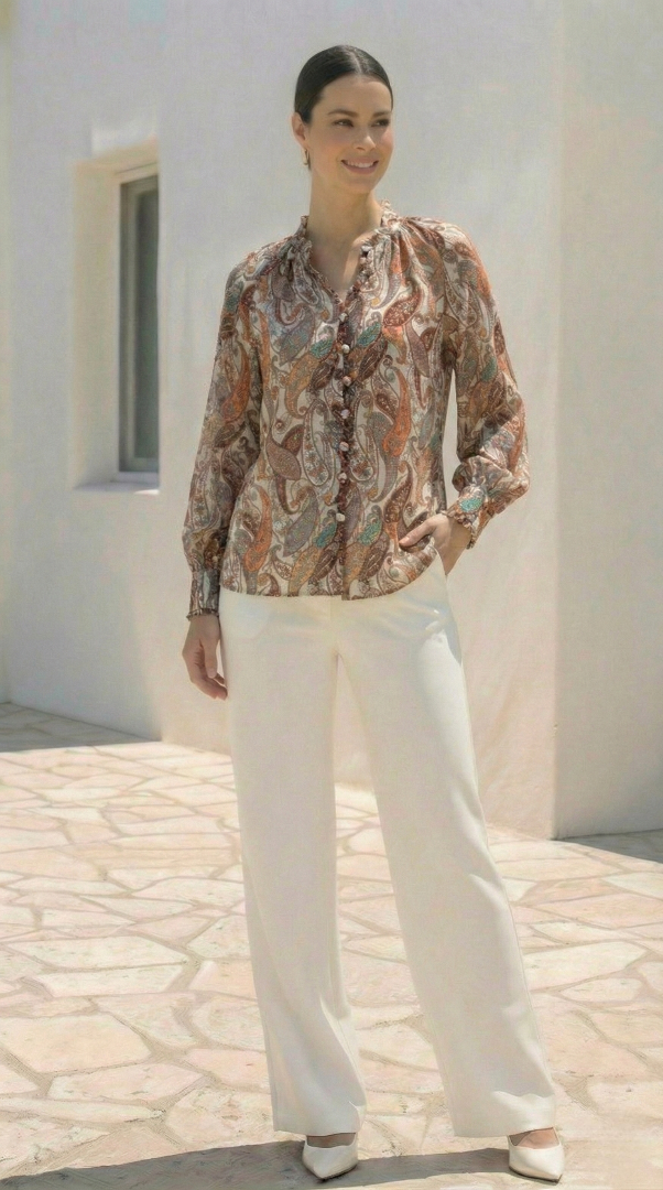 Delray Blouse | Earth