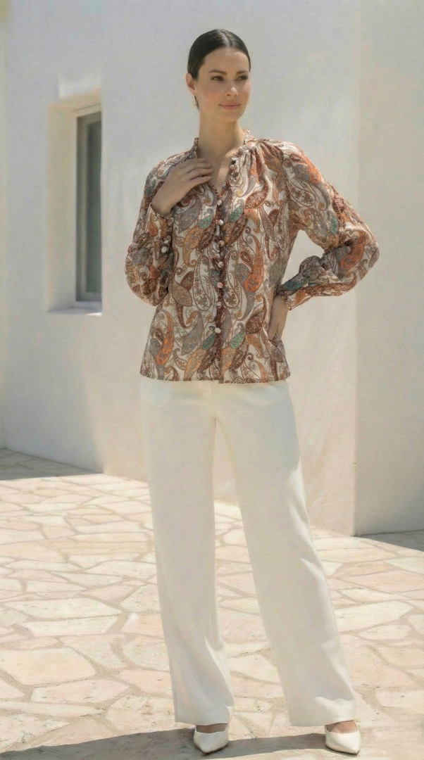 Delray Blouse | Earth