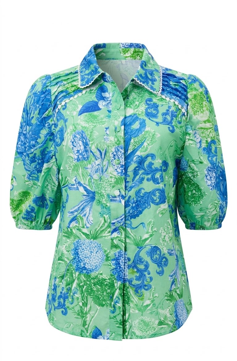 Valancia Shirt | Aqua