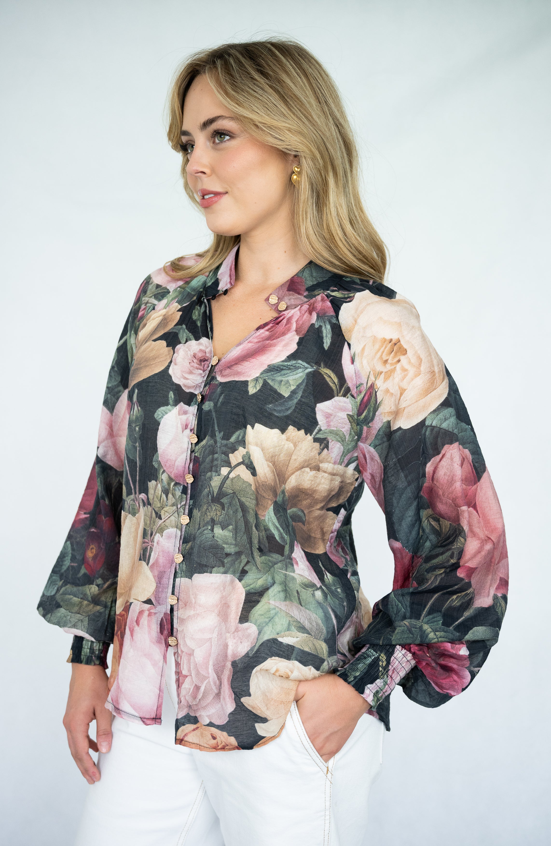 Viola Blouse | Multi Floral