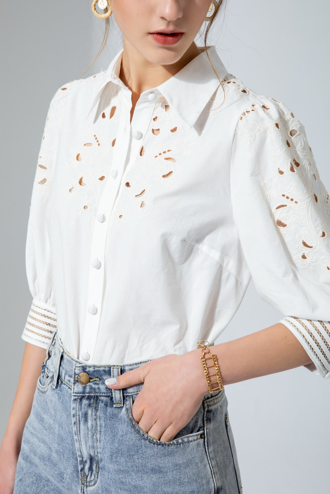 GDS Latizia Blouse | White BLOUSES GDS L M S WHITE XS