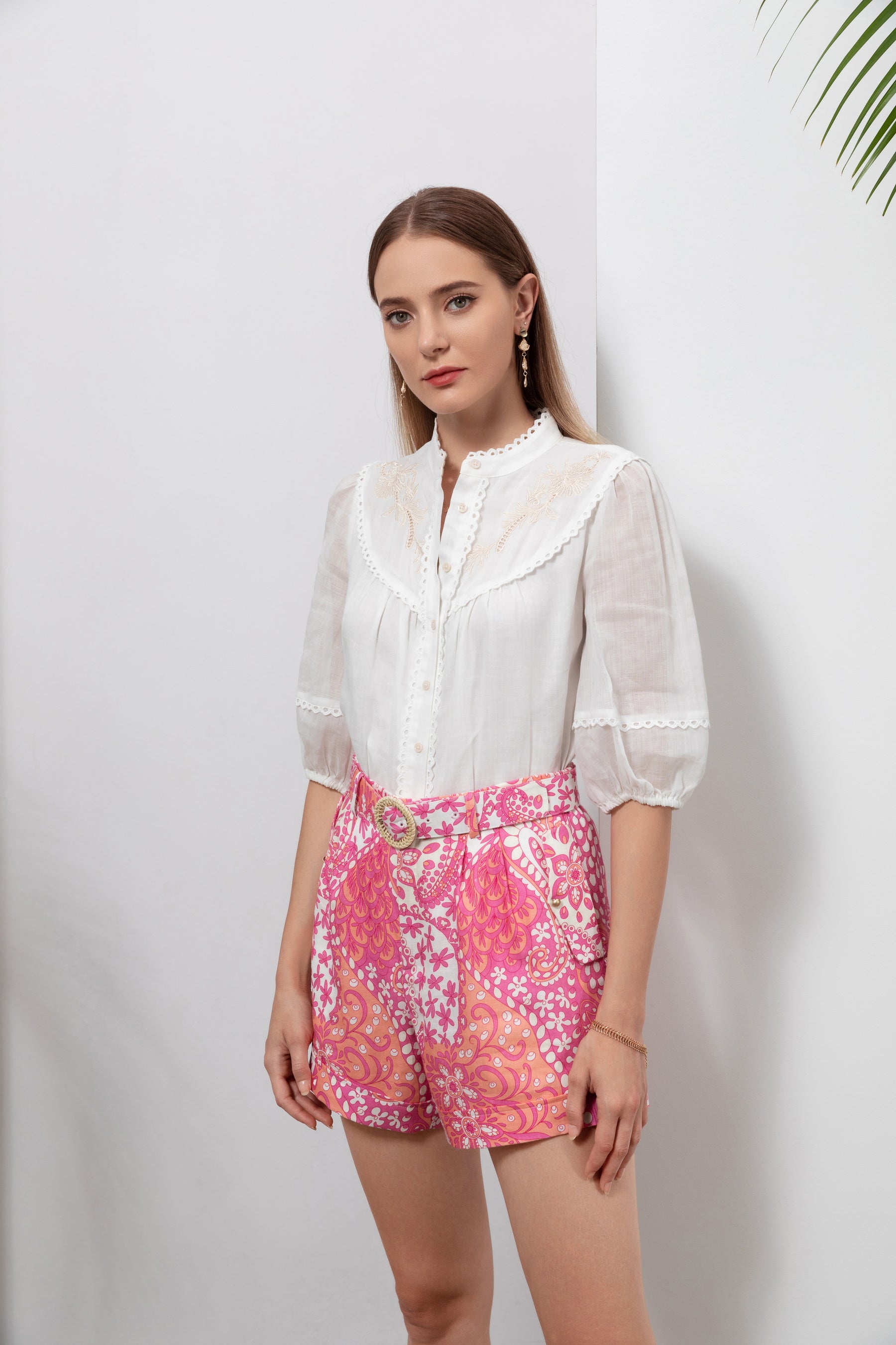 GDS Clarisse Shorts | Aurora Pink DRESSES BRUNCH CASUAL Catch GDS HOLIDAY L M PINK S SALE shorts SPRING-SUMMER XL XS