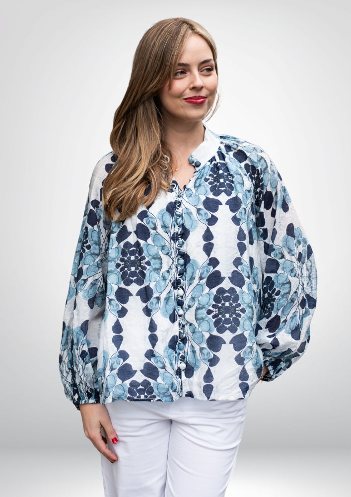 Stella Blouse  | Blue