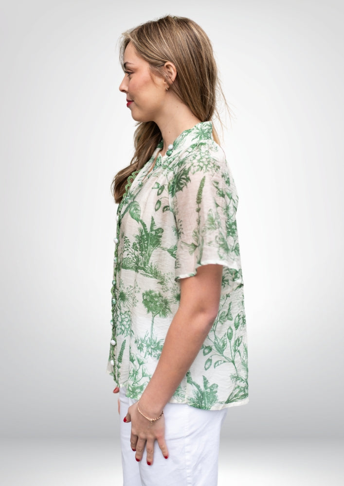 Idora  Blouse   | Green