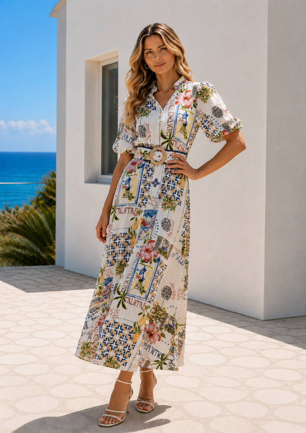 Amore Dress | Italy Print