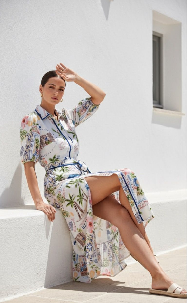 Bella  Dress | Italy Print