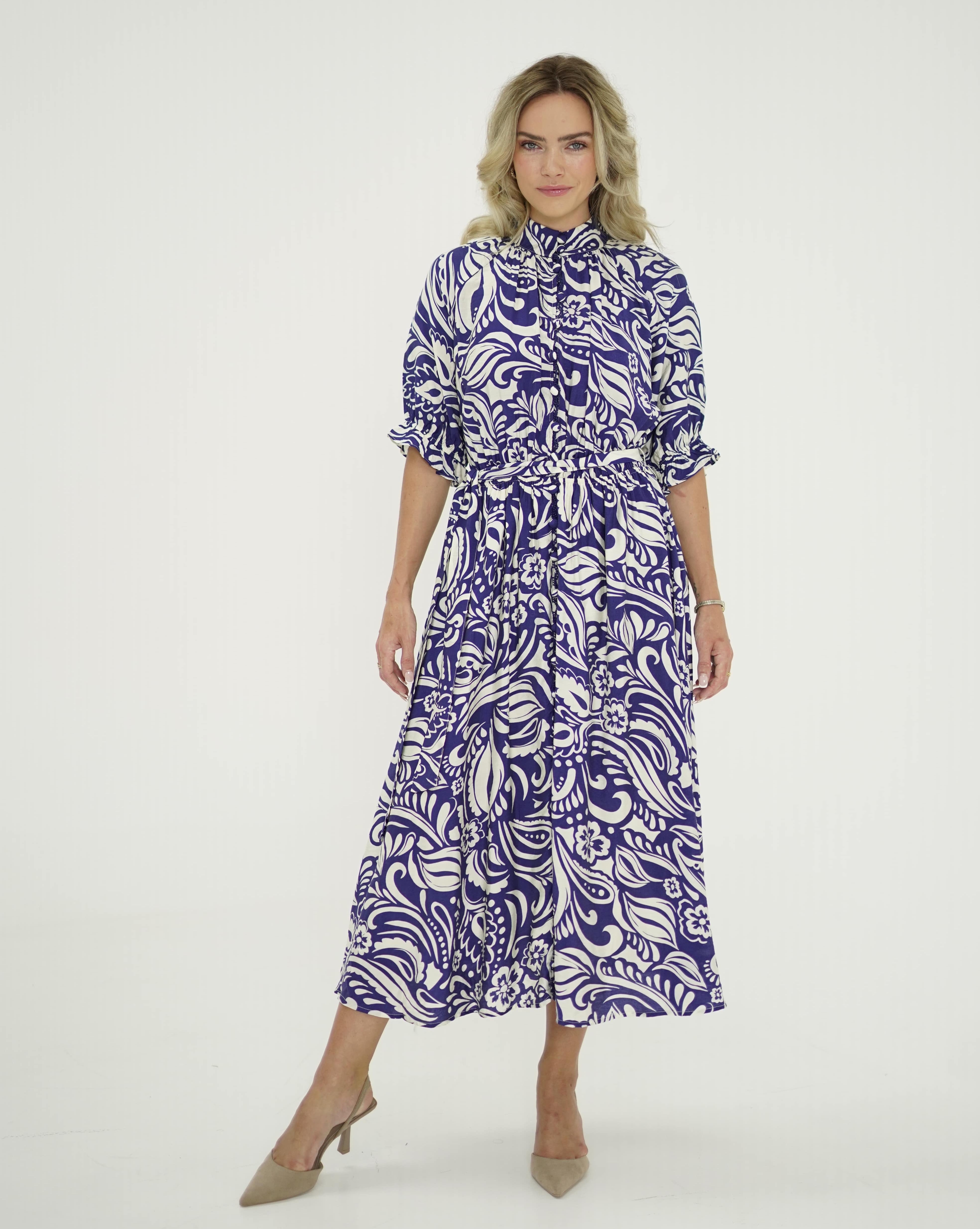 Christina Dress  | Blue