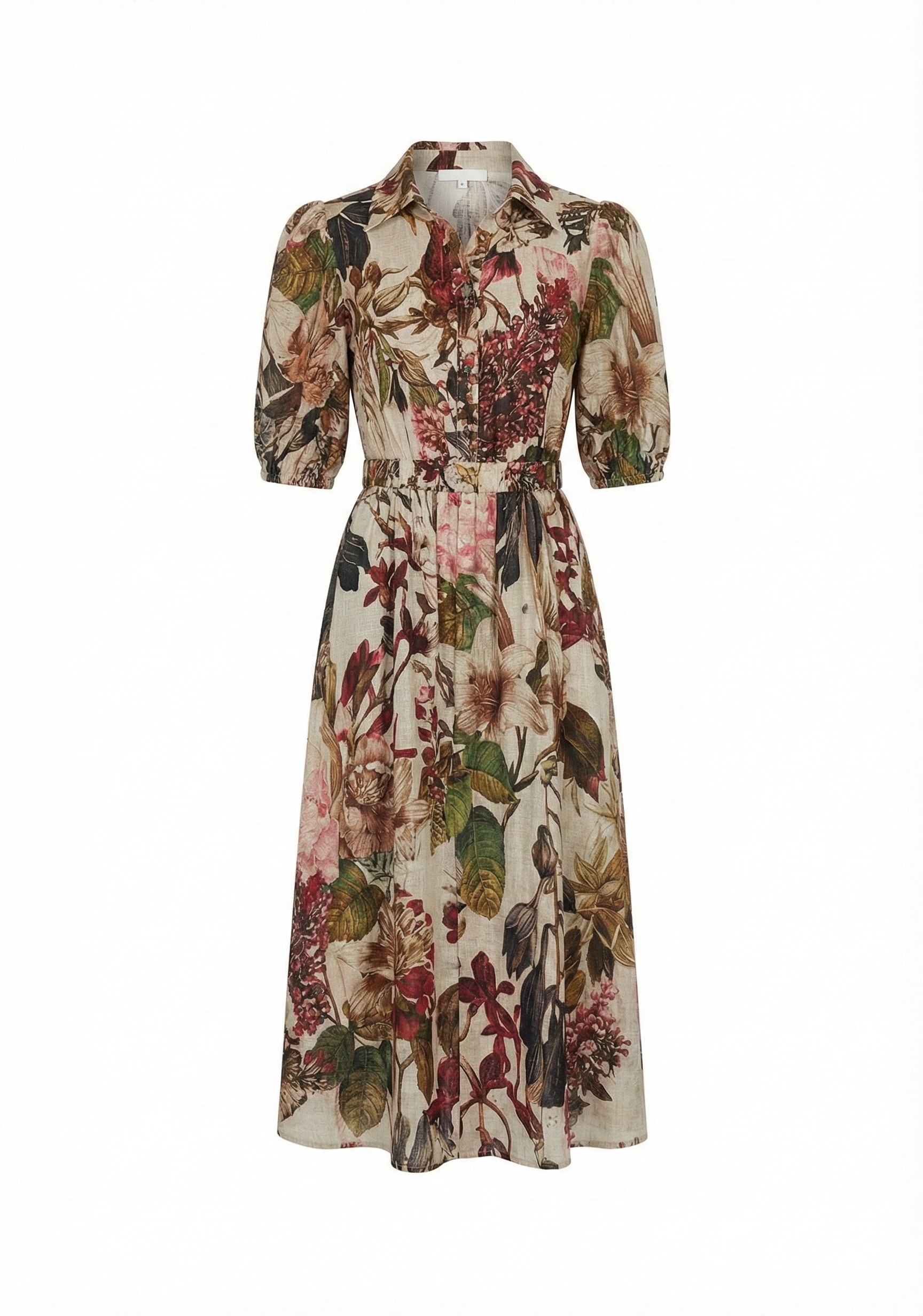 Botanical Shirt Dress |  Floral