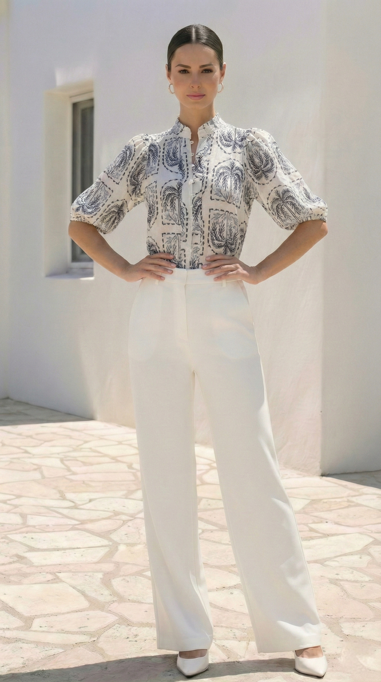 Miranda Blouse | Navy