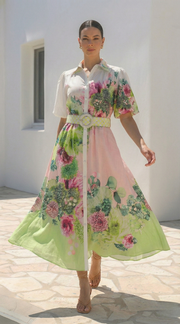 Magherita Dress  |  Pink