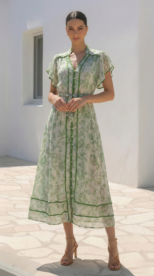 Jules Dress  |  Green