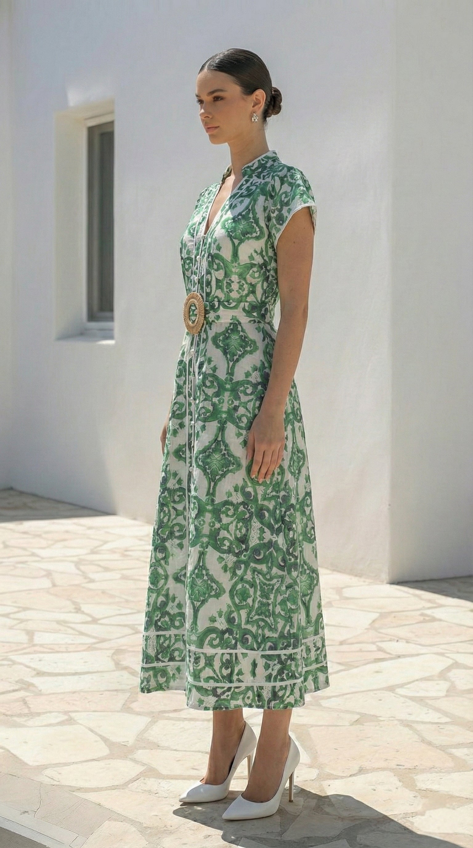 Estelle Dress  | Green