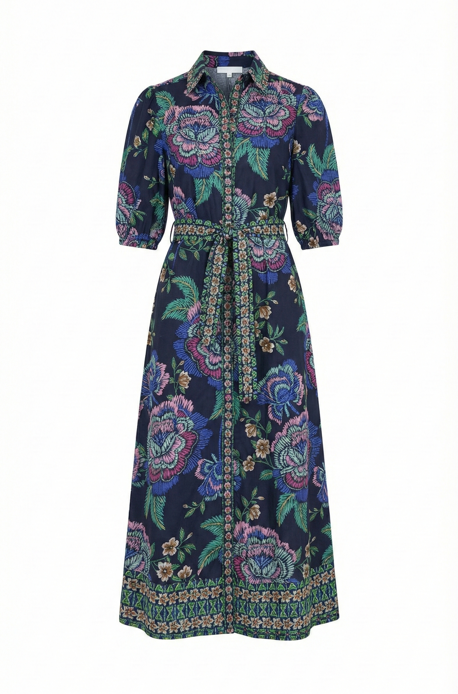 Liberty  Shirt Dress |  Navy- Floral