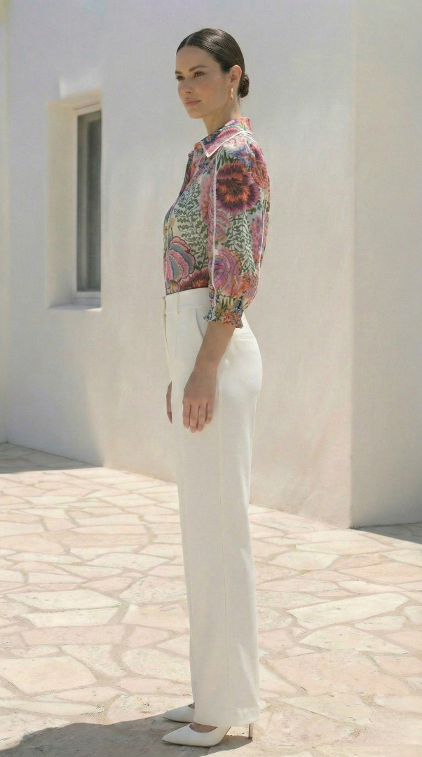 Nina Shirt  | Pink Floral