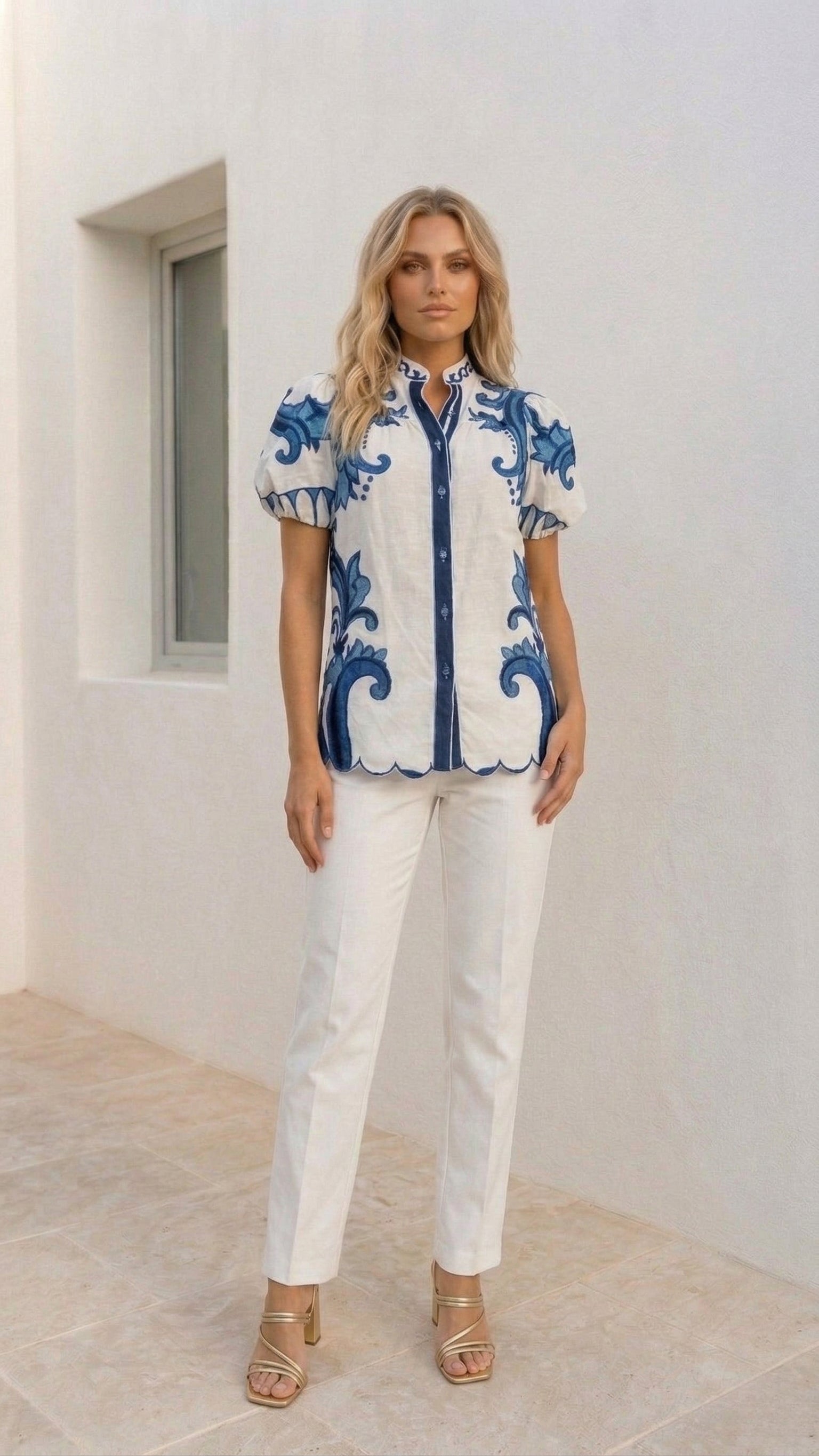 Mila Shirt  | Blue