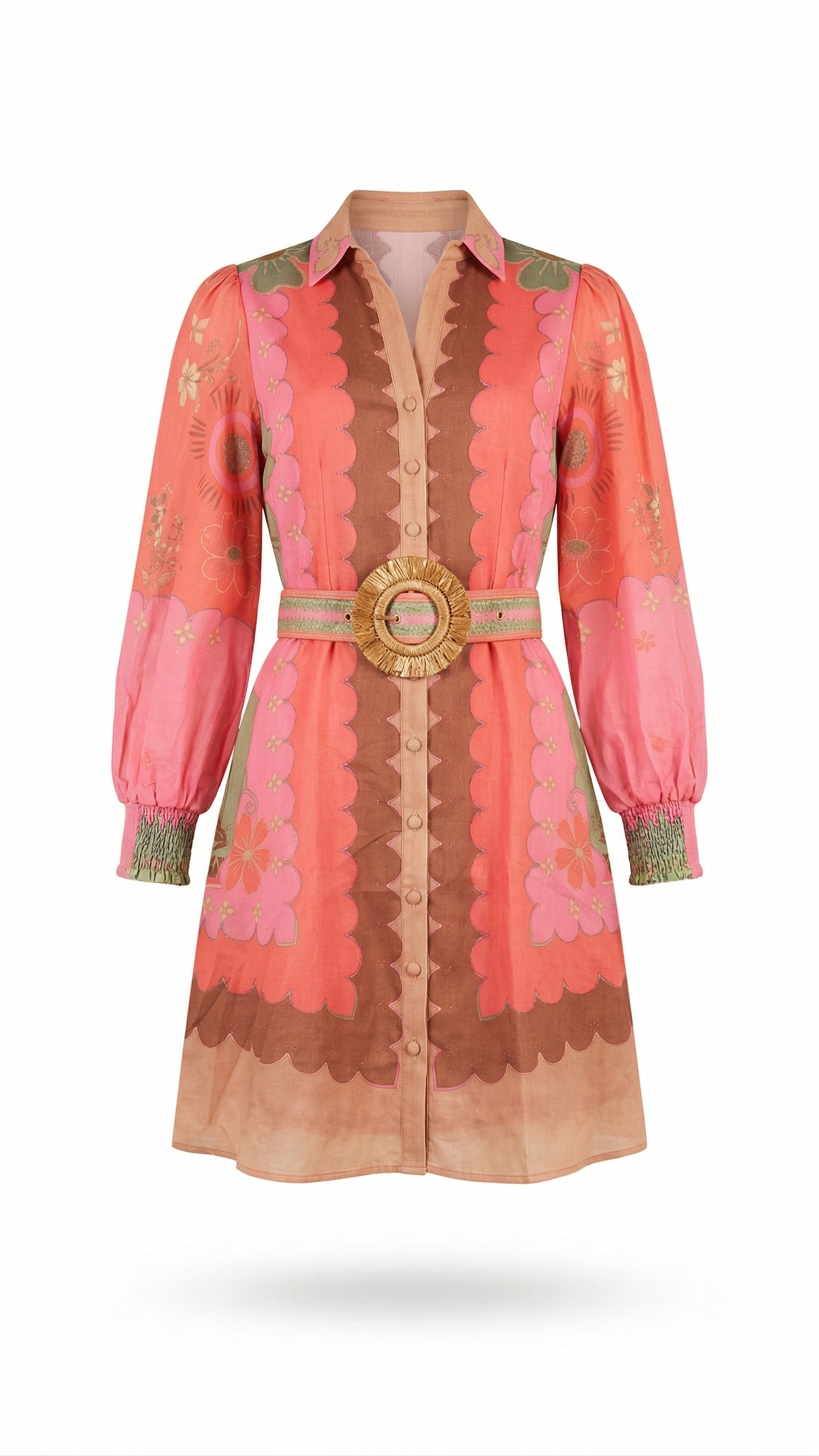 Paloma Linen Short  Dress   |  Watermelon