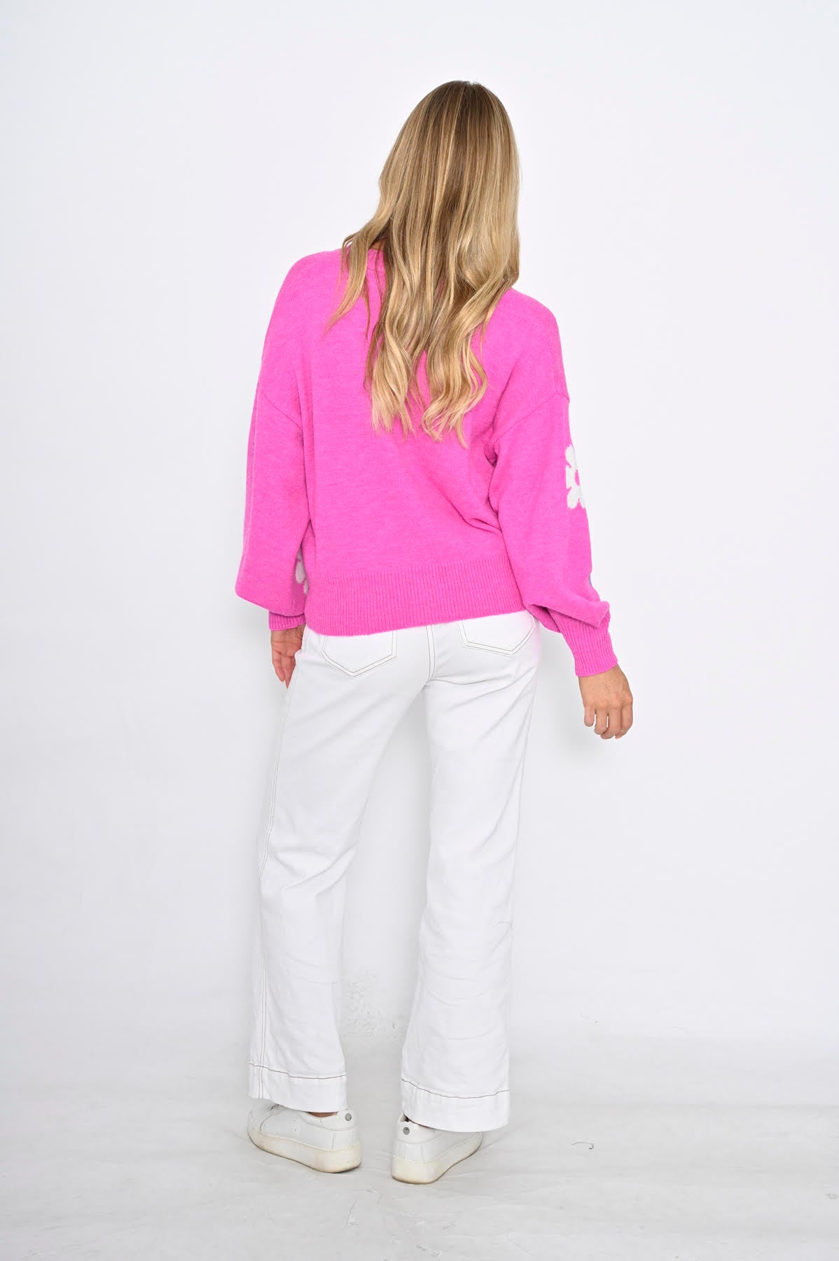 Daisy  Knit Cardi |  Pink