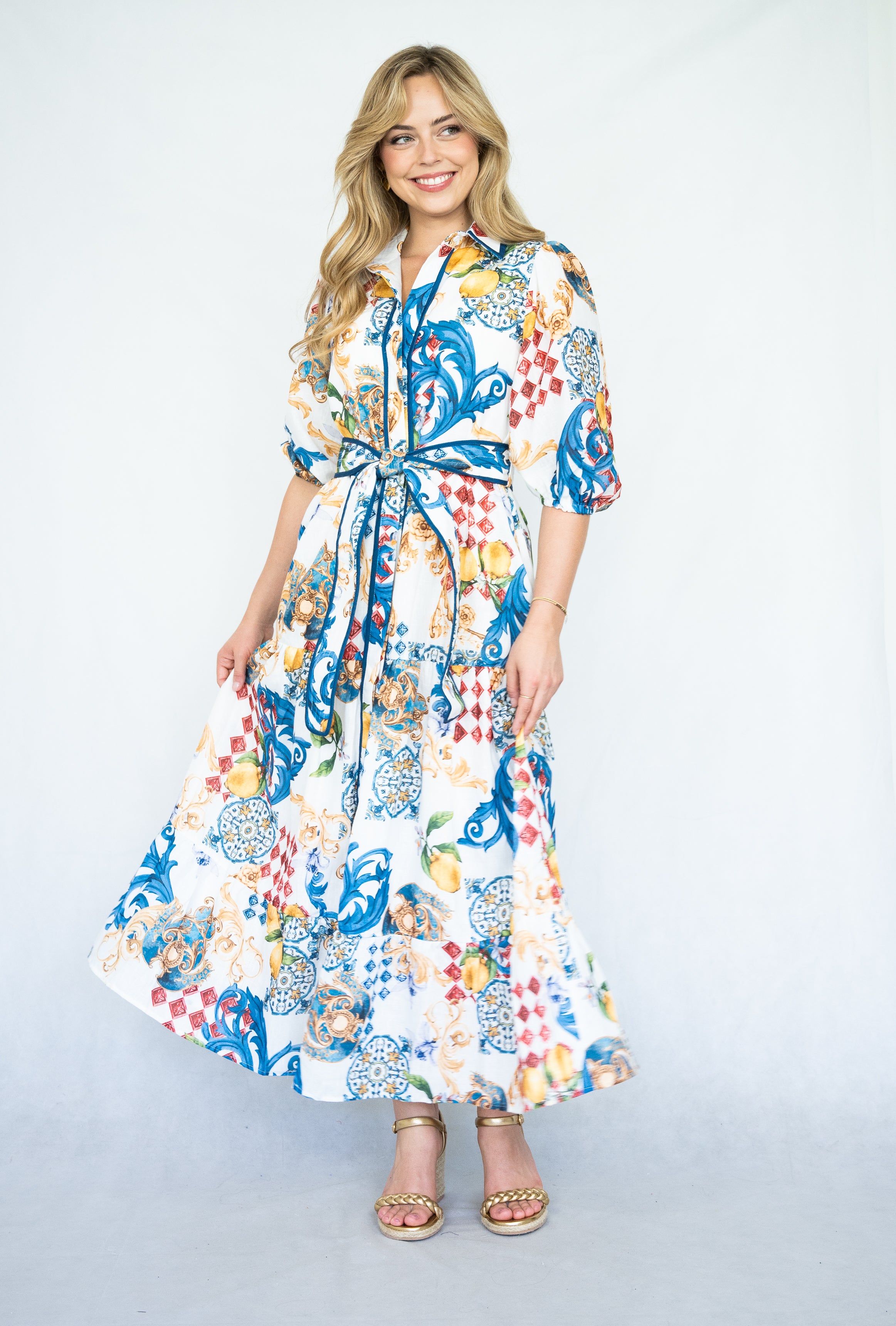 Valentina  Long Dress   | Multi