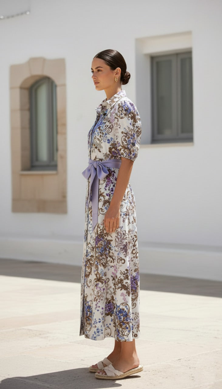 Erin Dress | White Floral