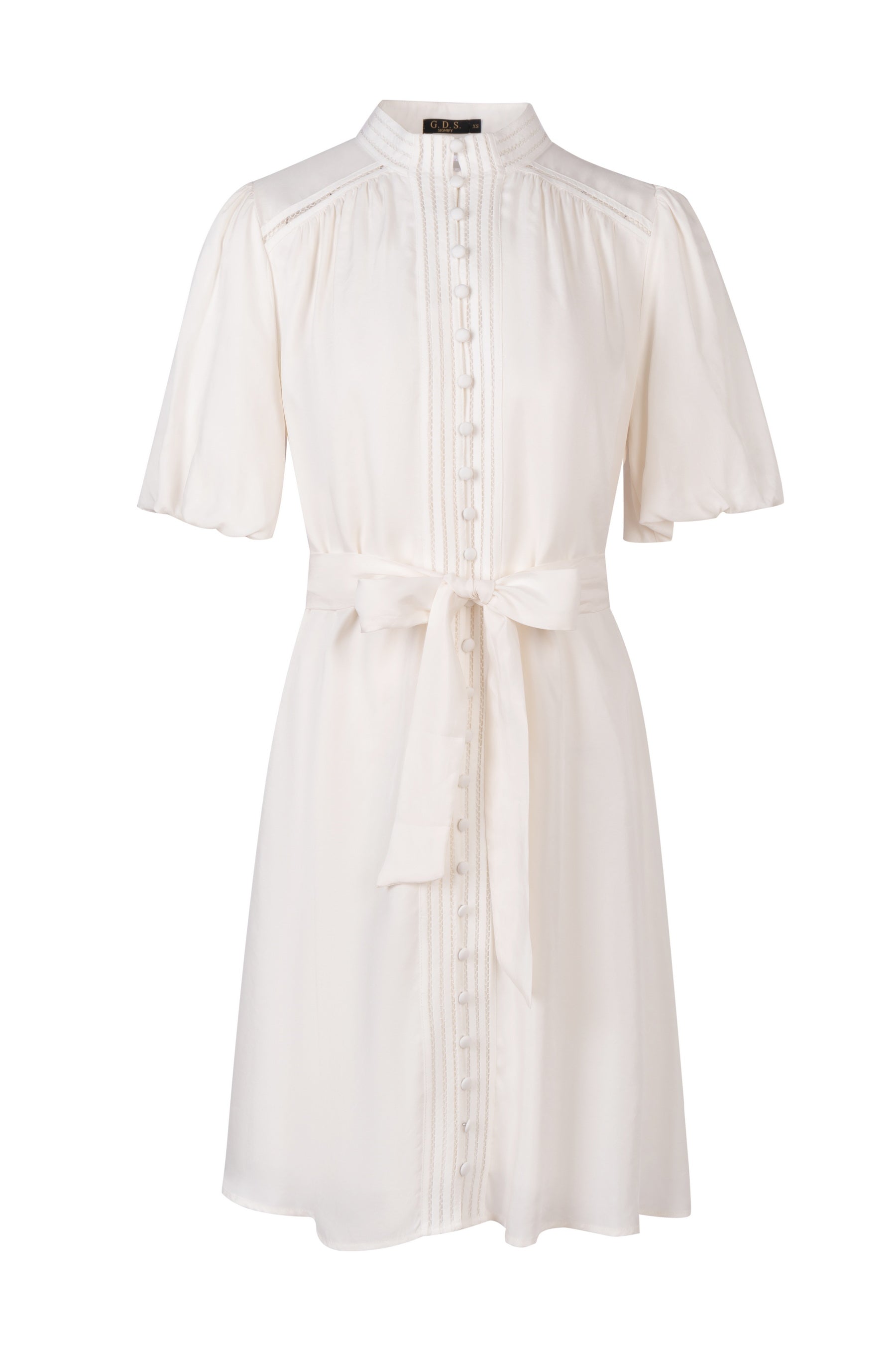 GDS Lucile Short Dress | White DRESSES BRUNCH CASUAL Catch GDS HOLIDAY L M S SALE shorts SPRING-SUMMER WHITE XL XS